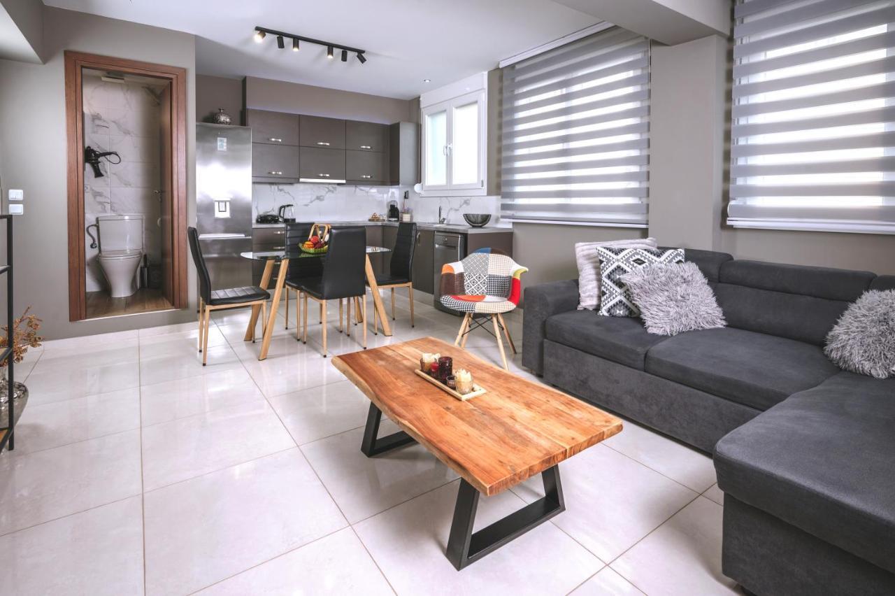 Unique1 - Two Bedroom Private Lux City Apartment Ираклион Экстерьер фото
